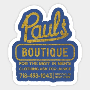Paul's Boutique Sticker